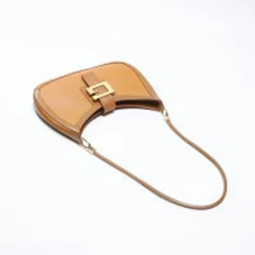 Gucci leather brown shoulder logo bag - Picture 10 of 13